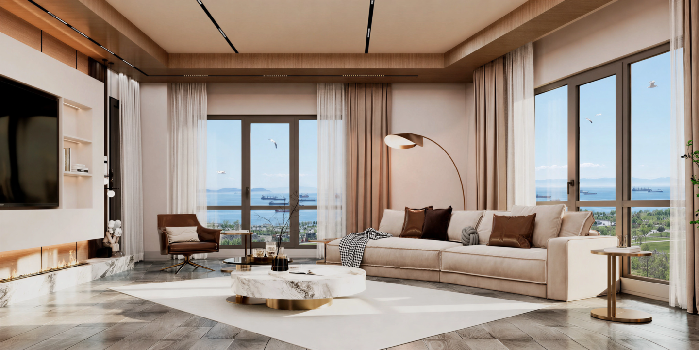 SALON-2 (1) Apartments for Sale in Zeytinburnu, Istanbul