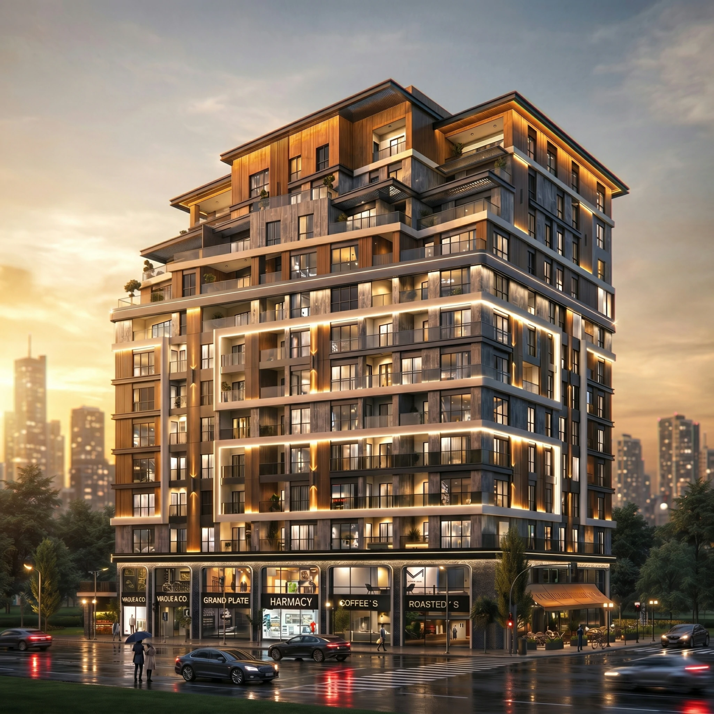 cephe-1-golden hour Apartments for Sale in Zeytinburnu, Istanbul